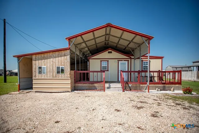 a front view of a house with the porch