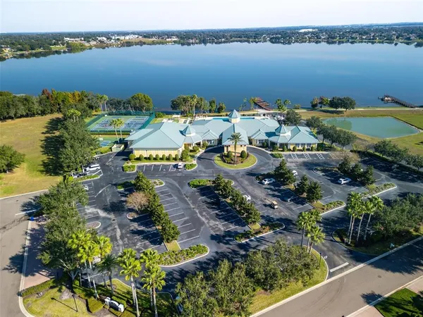 a view of a city and lake view