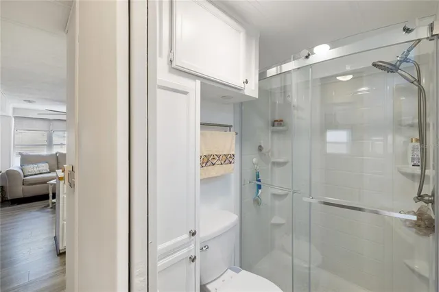 a room with storage and utility