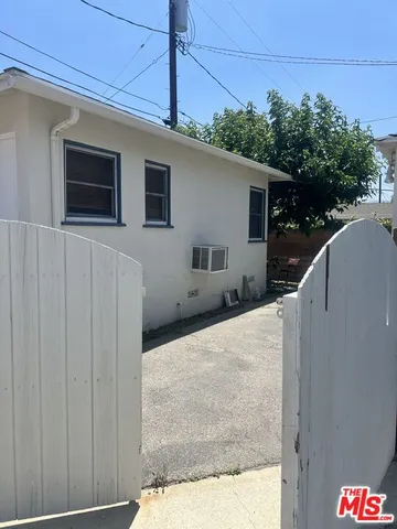 a backyard of a house