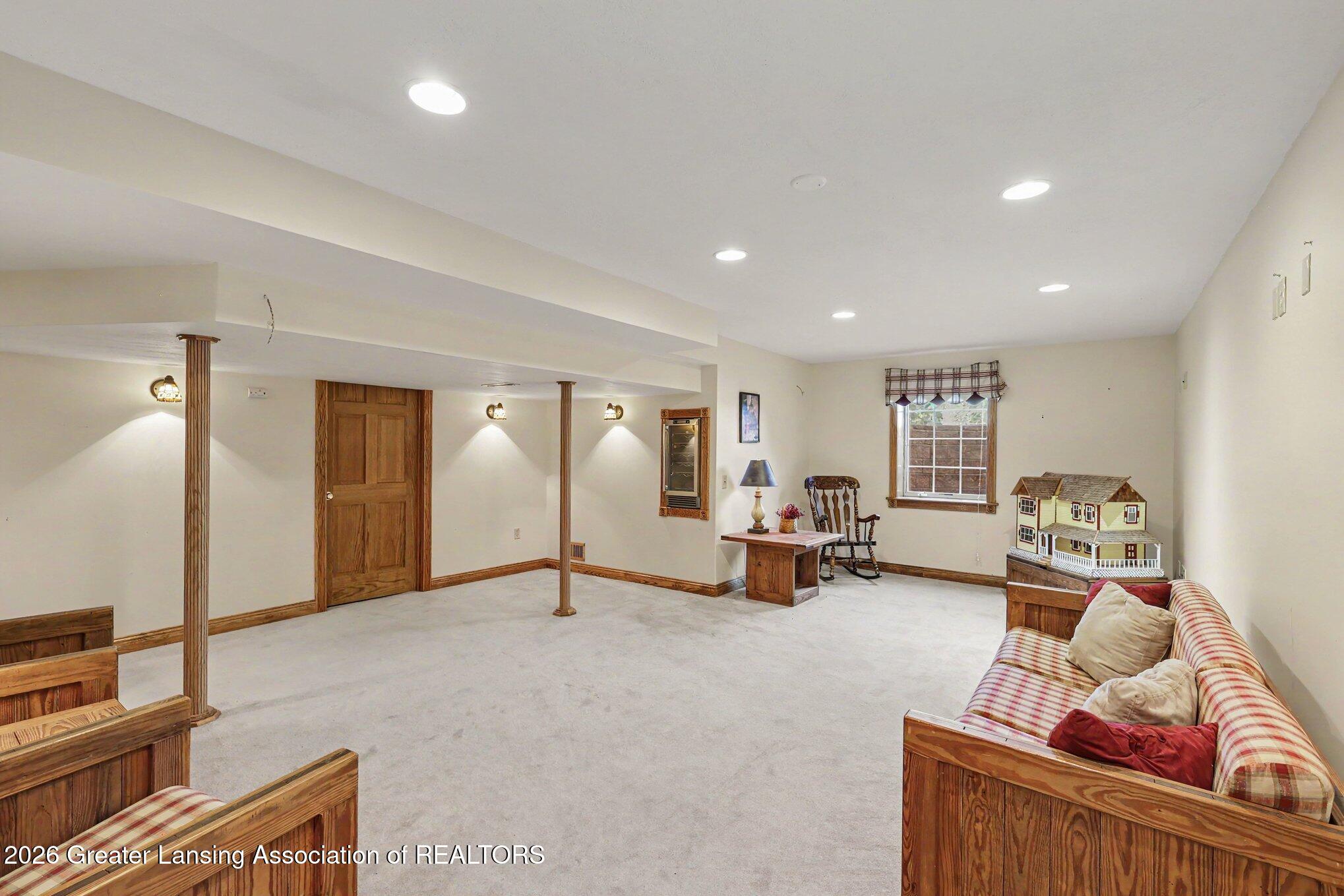 1505 Stillman Road Mason, MI 48854 - Photo 26 of 37 Lower Level Family Room
