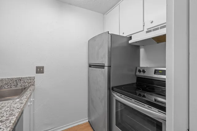 a close view of stove top oven