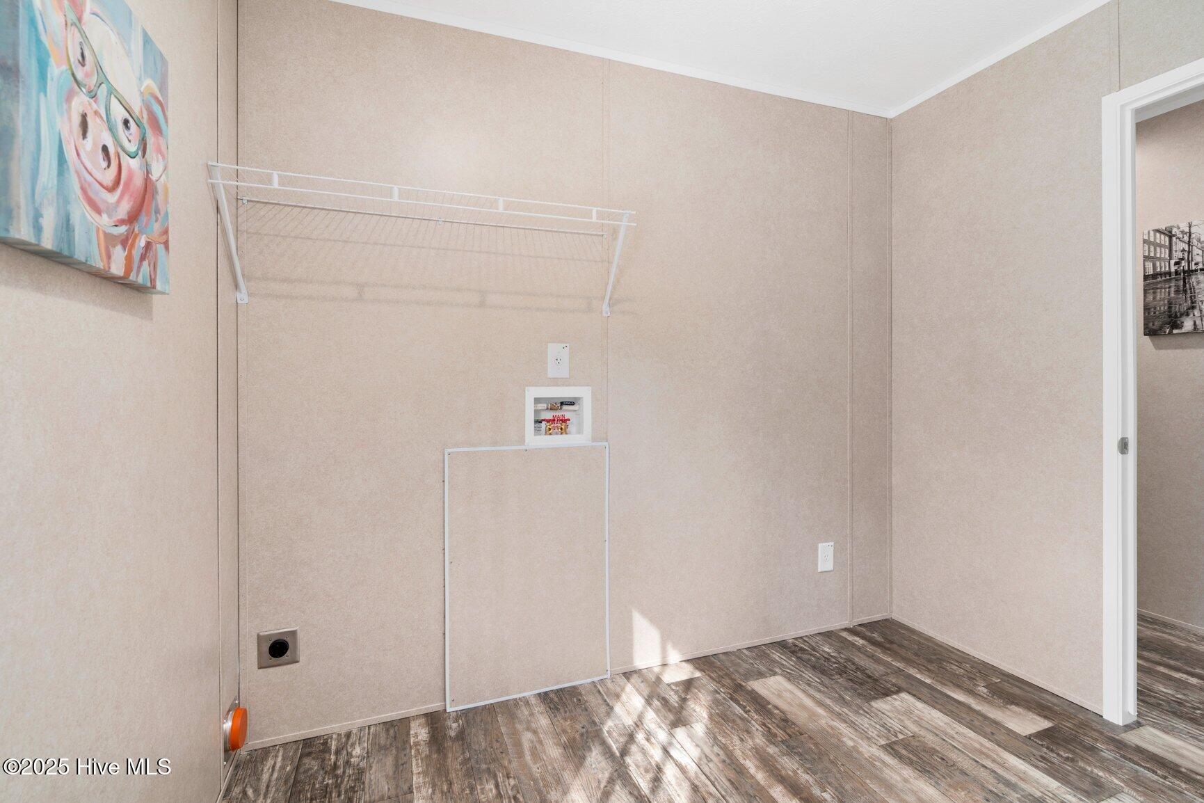 6167 Taylors Gin Road Castalia, NC 27816 - Photo 16 of 37 Washer Dryer Hook Up and shelving