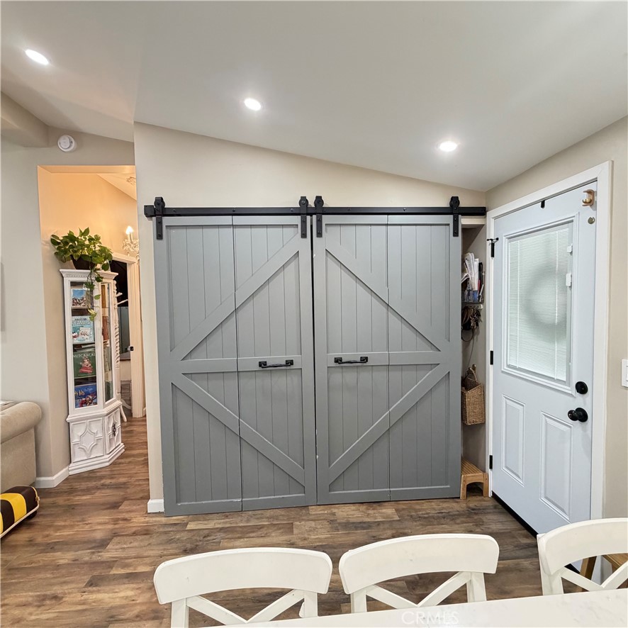 3701 Fillmore Street, Unit 10 Riverside, CA 92505 - Photo 10 of 38 Farmhouse Door Opens To Laundry Area