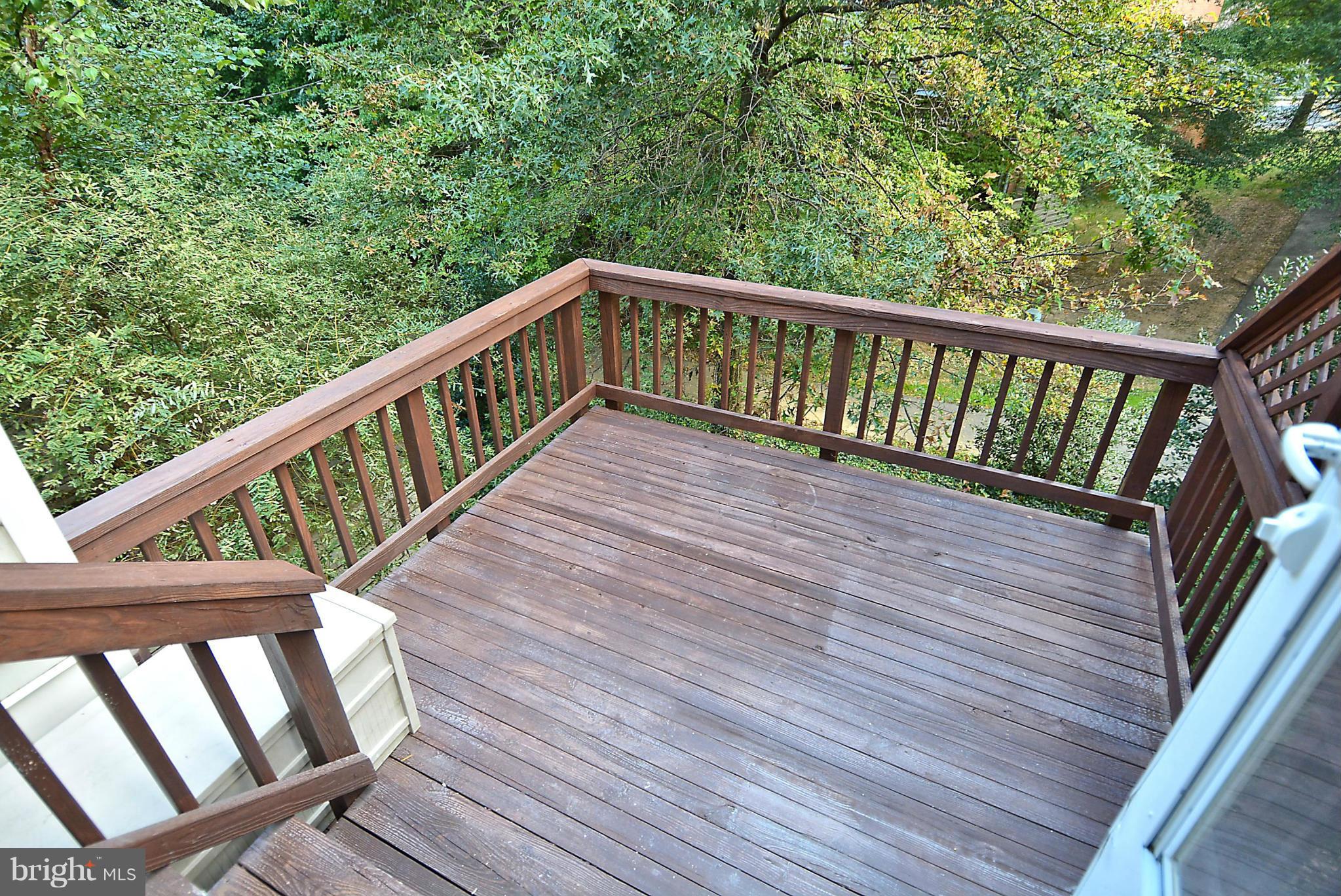 11420 Summer House Court Reston, VA 20194 - Photo 11 of 30 Private Deck Back to Woods