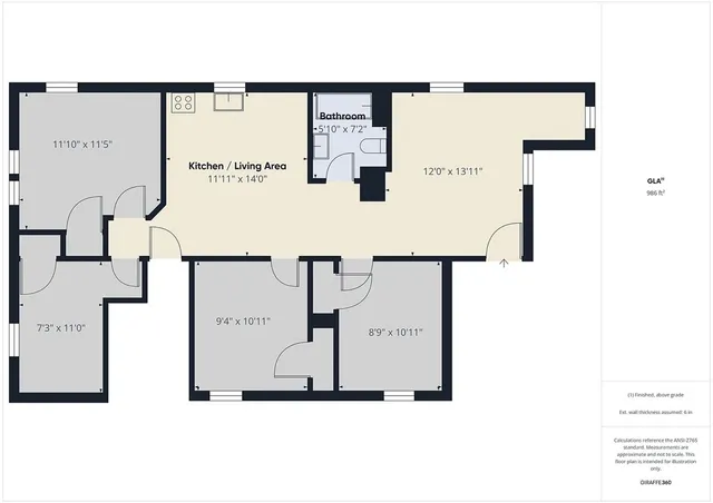 $2,200 | 136 Almy Street, Unit 3, Providence, RI 02909