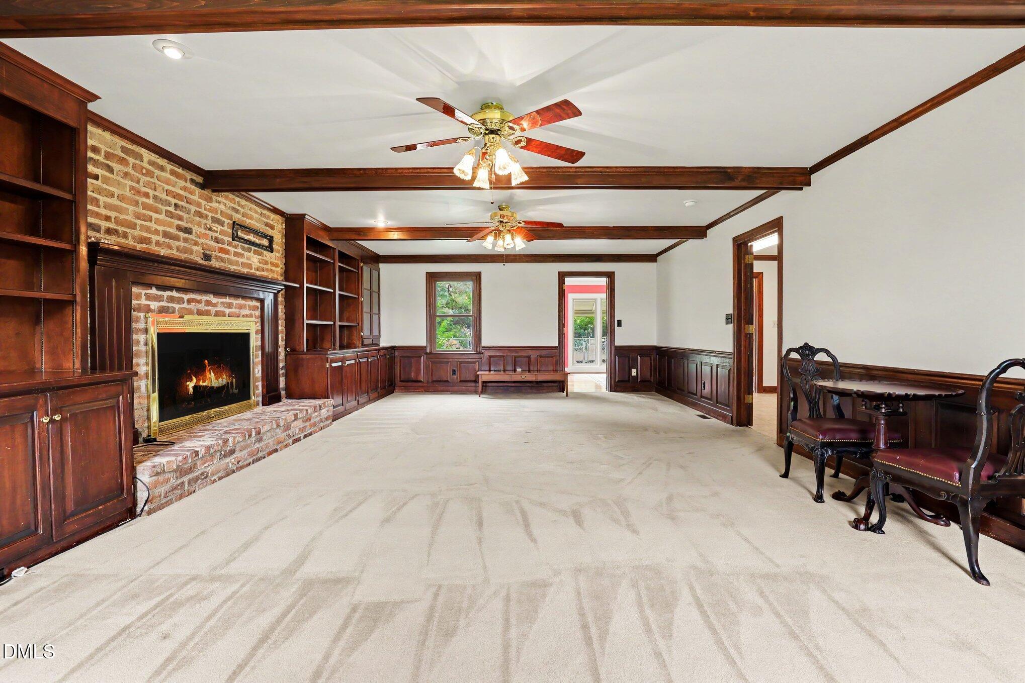 4217 Old Merck Road West Wilson, NC 27893 - Photo 6 of 37 Den Wood Beams
