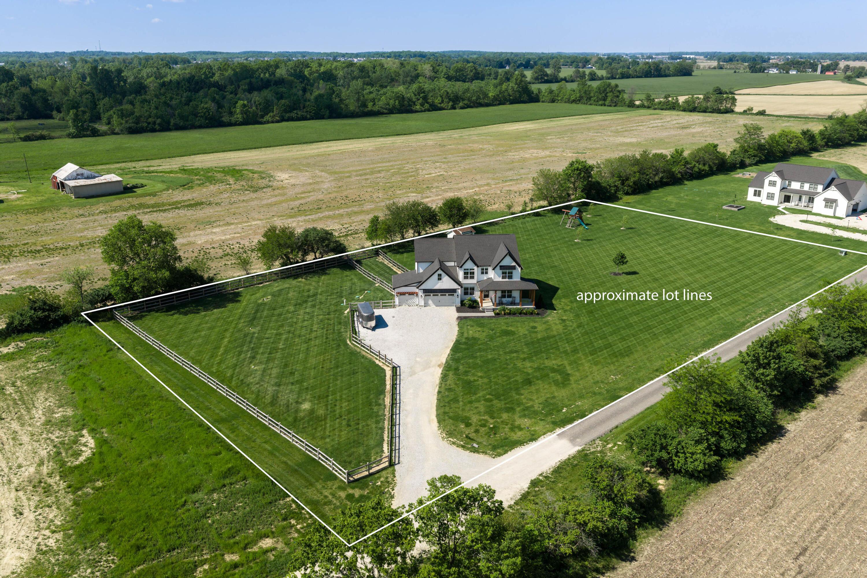 7308 Concord Road Delaware, OH 43015 - Photo 3 of 73 Aerial of 2 Acre Property Lines