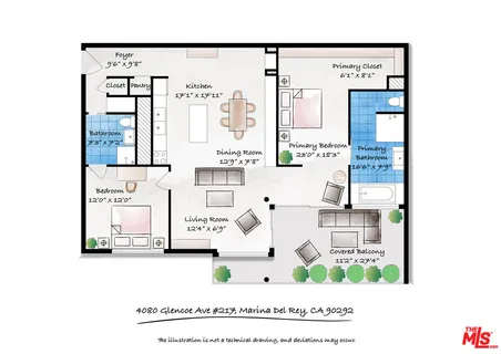 $1,149,000 | 4080 Glencoe Avenue, Unit 217, Marina del Rey, CA 90292
