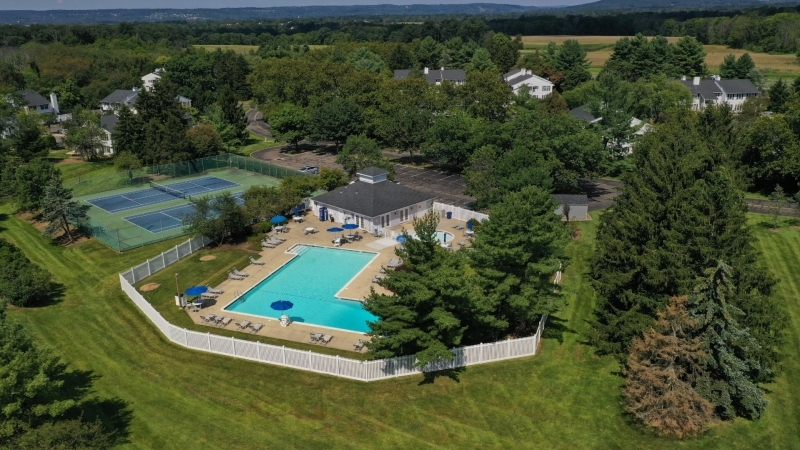 323 Sparrow Court Three Bridges, NJ 08887 - Photo 19 of 20 an aerial view of a house with a yard