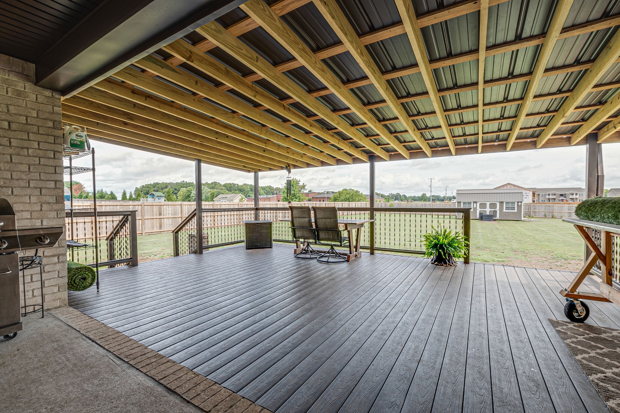 1158 Payne Road Portland, TN 37148 - Photo 27 of 31 a view of a deck with wooden floor and outdoor space