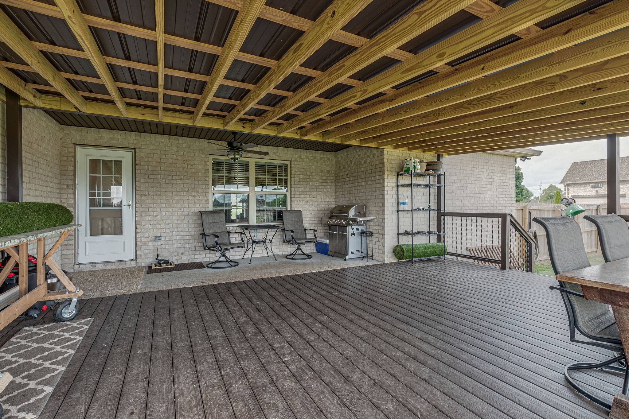 1158 Payne Road Portland, TN 37148 - Photo 28 of 31 a view of a porch with wooden floor