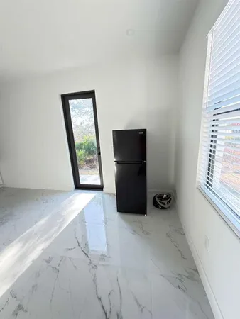 a view of a storage in a room