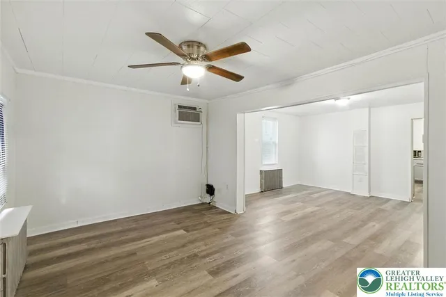 wooden floor in an empty room