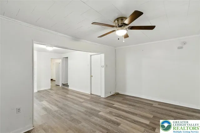 wooden floor in an empty room