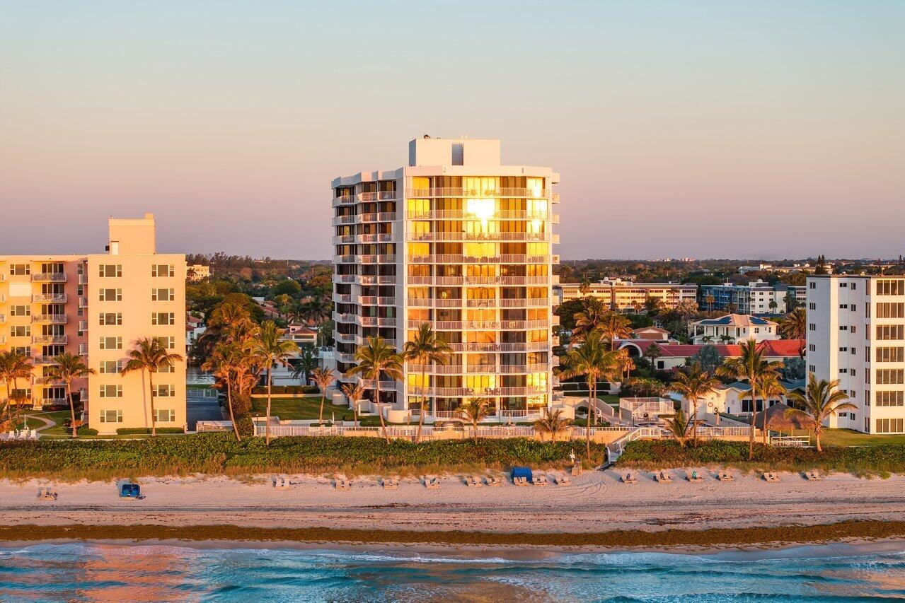 2917 South Ocean Boulevard, Unit 104 Highland Beach, FL 33487 - Photo 26 of 57 a view of a city with tall buildings