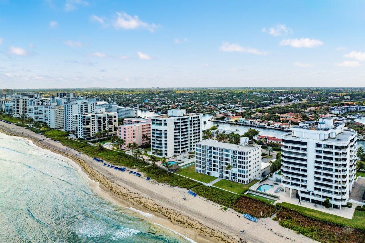 2917 South Ocean Boulevard, Unit 104 Highland Beach, FL 33487 - Photo 49 of 57 a view of a city with tall buildings