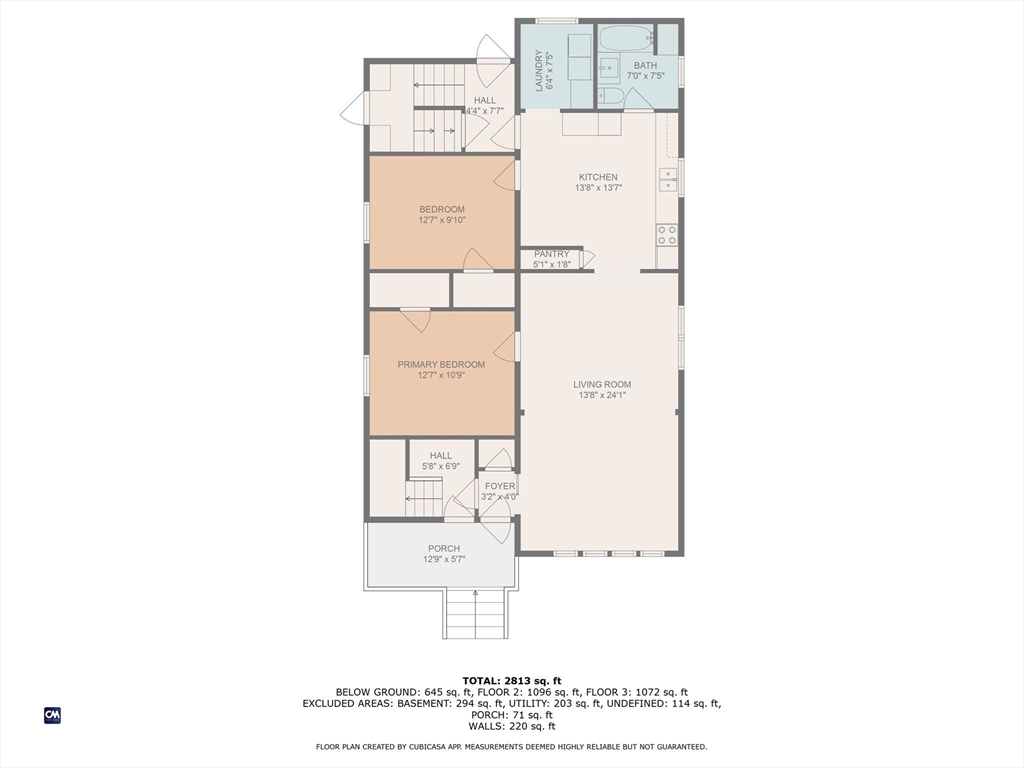 97 Warwick Street Woonsocket, RI 02895 - Photo 39 of 40 a picture of a floor plan