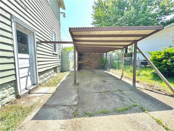 a view of outdoor space and deck