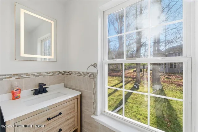 a view of a room with rack on the wall