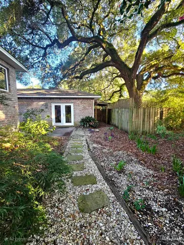 a view of outdoor space and yard