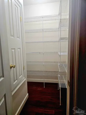 a view of walk in closet