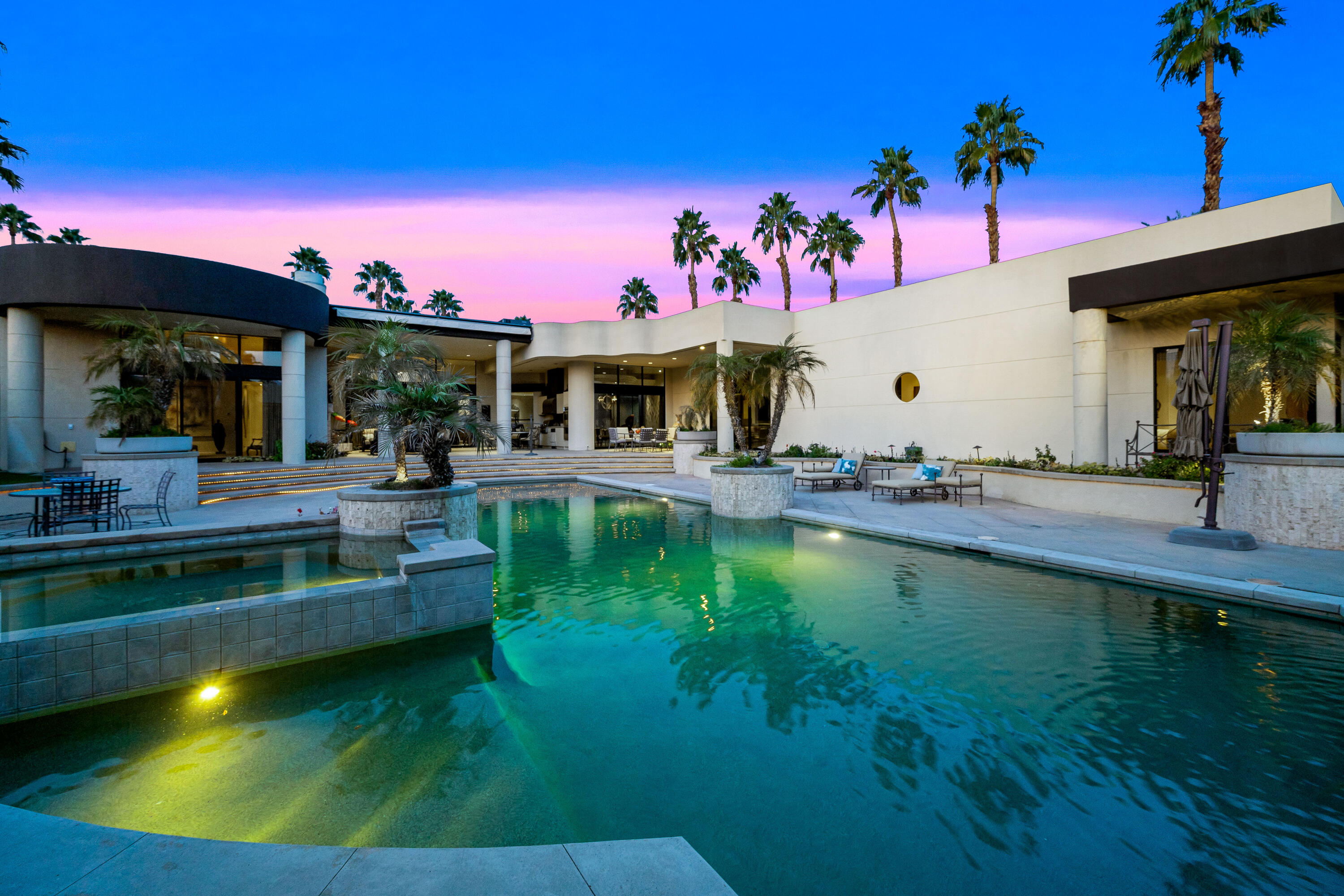 23 Stephen Terrace Rancho Mirage, CA 92270 - Photo 83 of 104 a view of a swimming pool with a patio