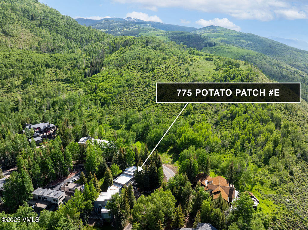775 Potato Patch Drive, Unit E Vail, CO 81657 - Photo 26 of 26 2506_775_potato_patch_dr_e_aerial_d
