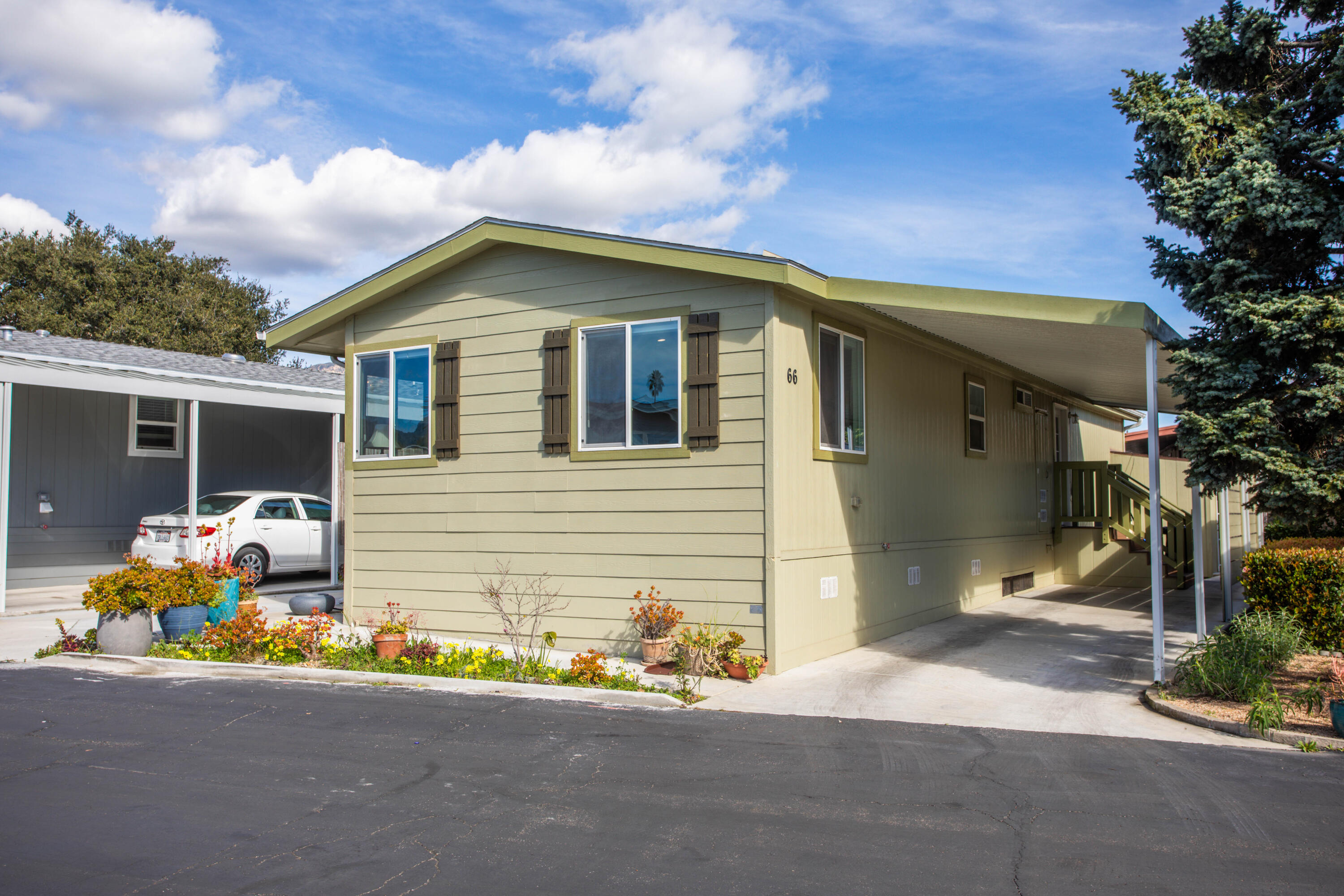 333 Old Mill Road, Unit SPC 66 Santa Barbara, CA 93110 - Photo 2 of 33 a front view of house with outdoor seating
