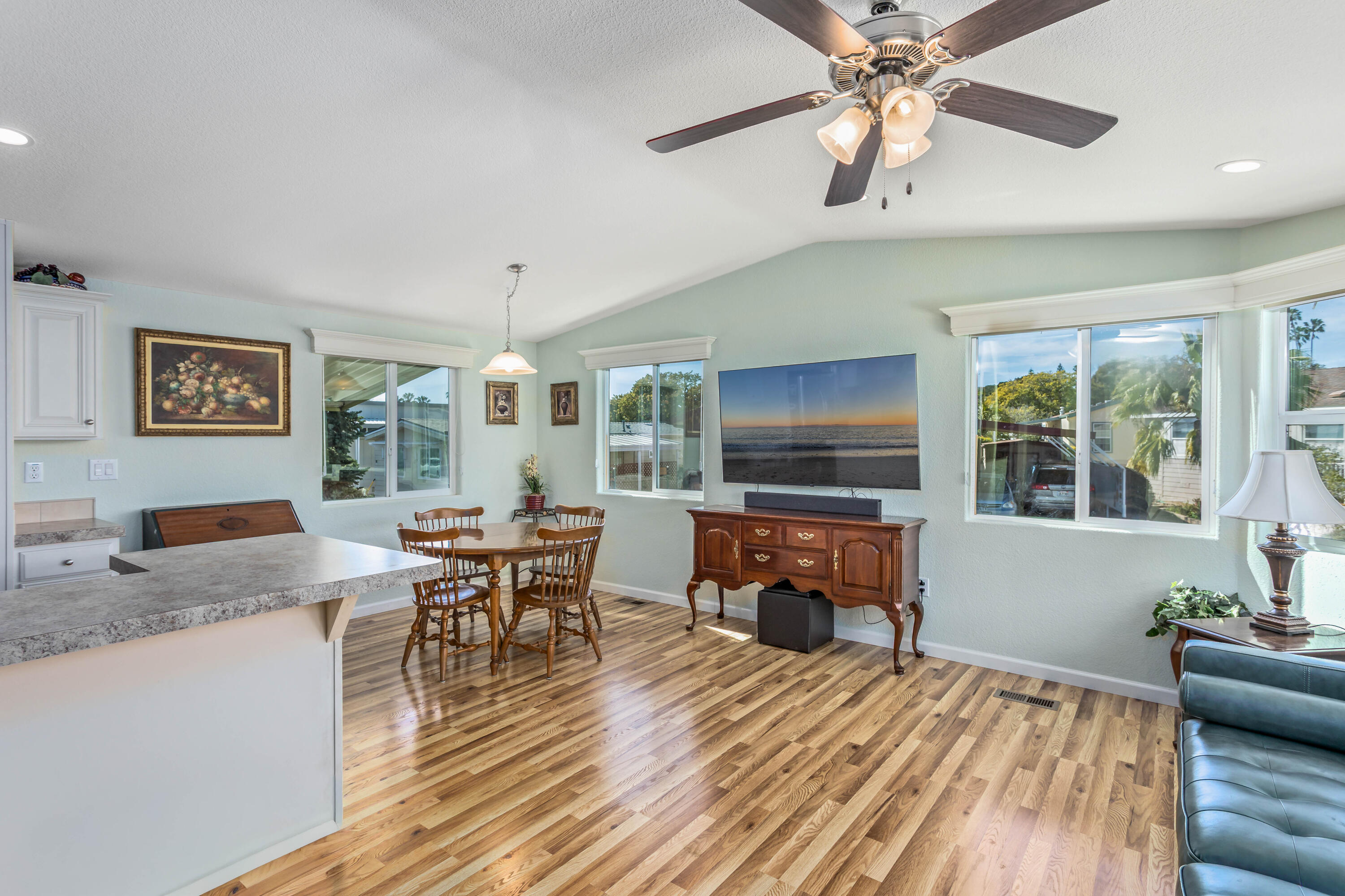 333 Old Mill Road, Unit SPC 66 Santa Barbara, CA 93110 - Photo 3 of 33 a living room with furniture and a flat screen tv