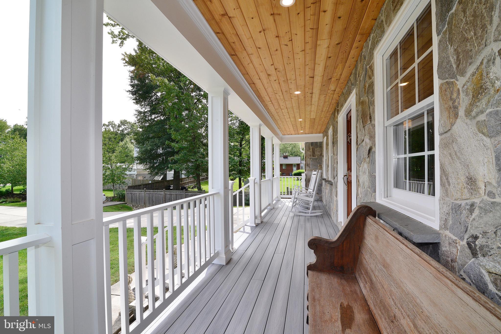 8134 Stacey Road Alexandria, VA 22308 - Photo 3 of 48 Covered Front Porch