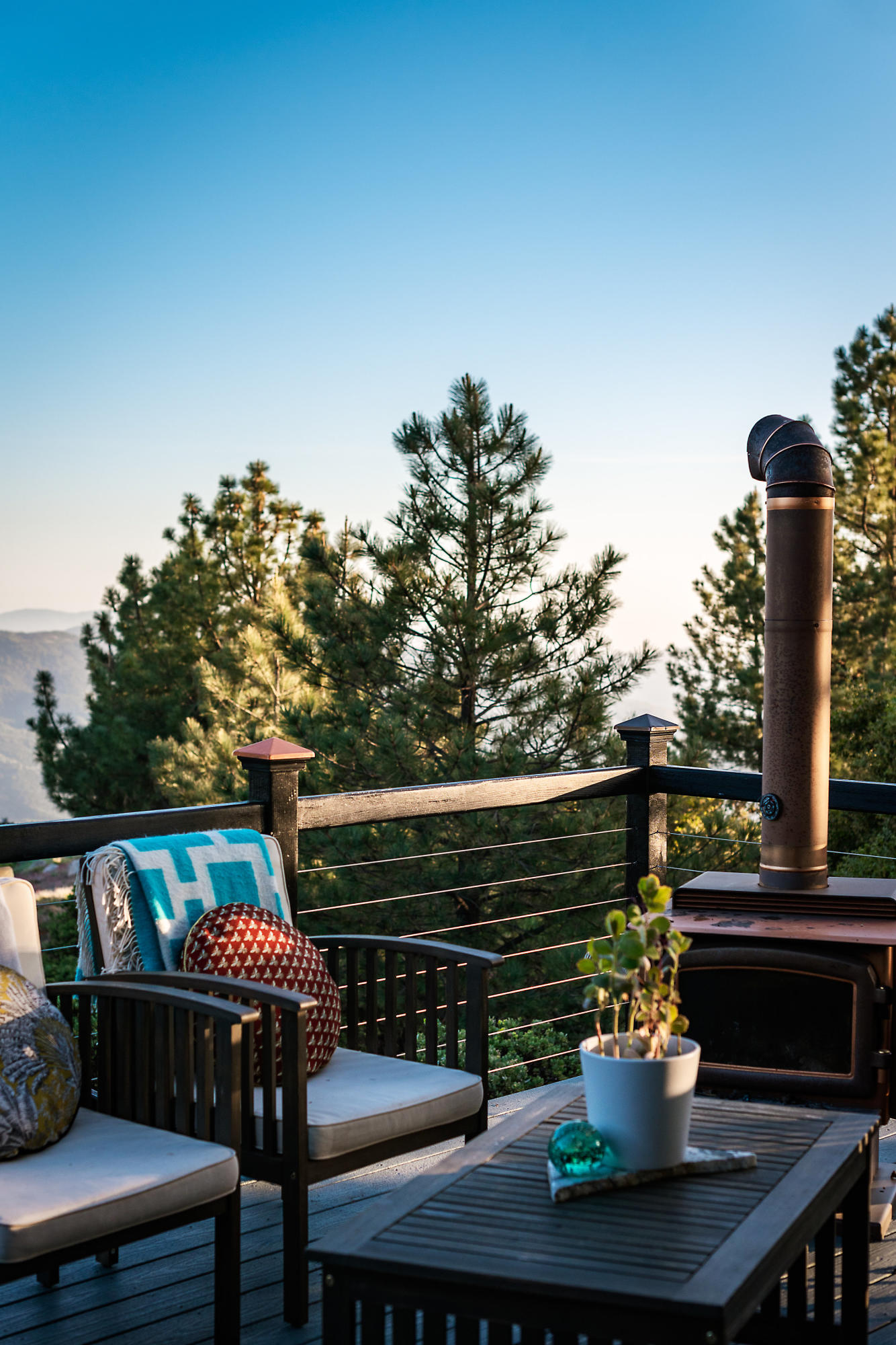 52421 Double View Drive Idyllwild, CA 92549 - Photo 55 of 73 a view of a patio with couches chairs