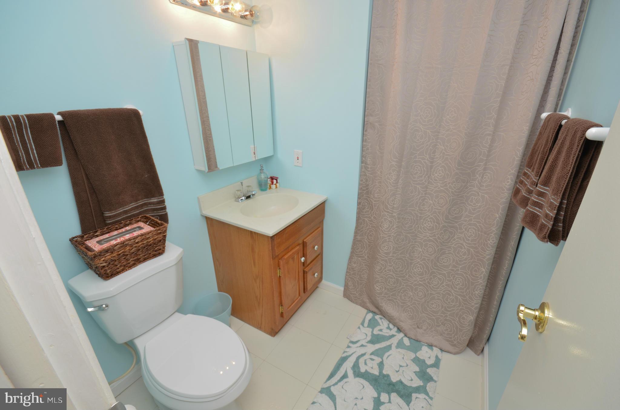 10771 Brewer House Road Rockville, MD 20852 - Photo 23 of 30 a bathroom with a toilet a sink and mirror
