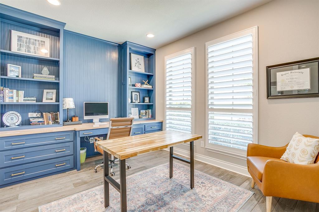 5709 Pope Creek Road Fort Worth, TX 76126 - Photo 7 of 39 The perfect home office designed for both style and efficiency.
