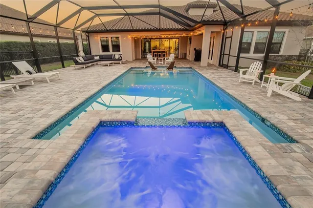 a view of front door of house and yard