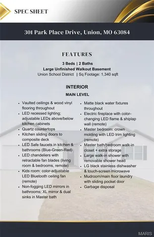 $320,000 | 301 Park Pl Drive, Union, MO 63084