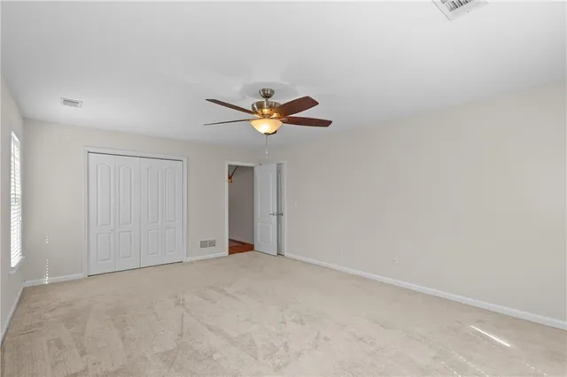 a view of an empty room