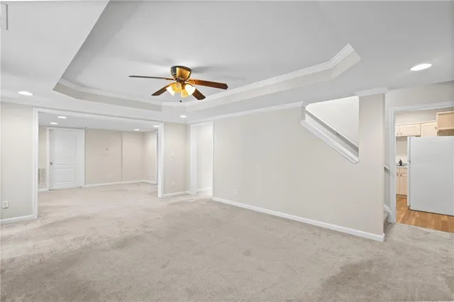 a view of an empty room