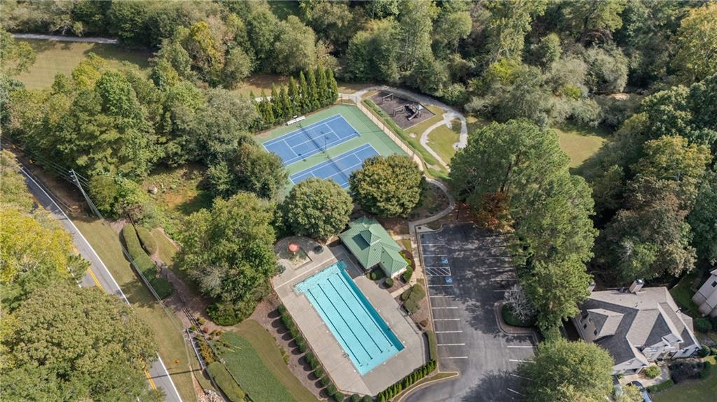3685 Rolling Creek Drive Northeast Buford, GA 30519 - Photo 42 of 48 an aerial view of a house