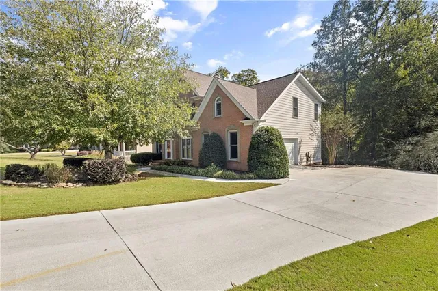 a view of outdoor space yard and front view of a house