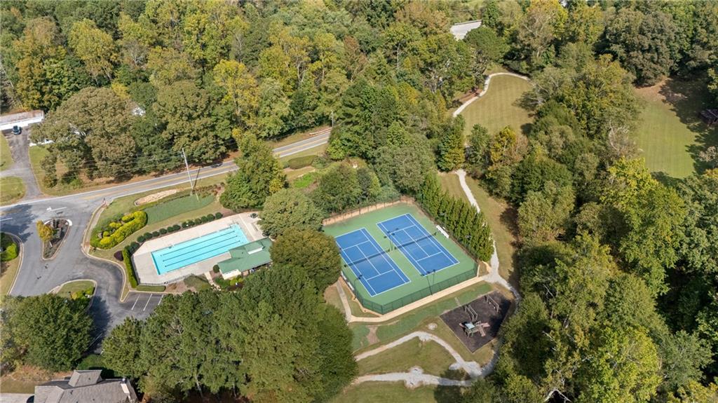 3685 Rolling Creek Drive Northeast Buford, GA 30519 - Photo 48 of 48 an aerial view of a house with a yard