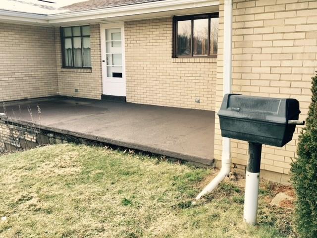 1125 State Road Monessen, PA 15062 - Photo 23 of 25 Rear Patio for entertaining outdoors with Built-in Gas Grill area.