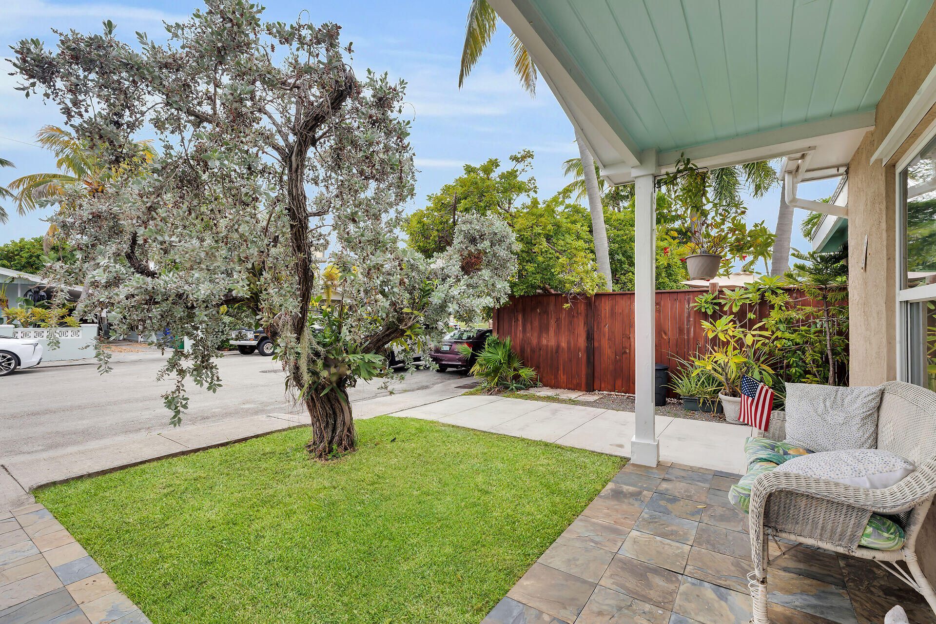 3707 Paula Avenue Key West, FL 33040 - Photo 3 of 26 a view of a backyard with garden and plants