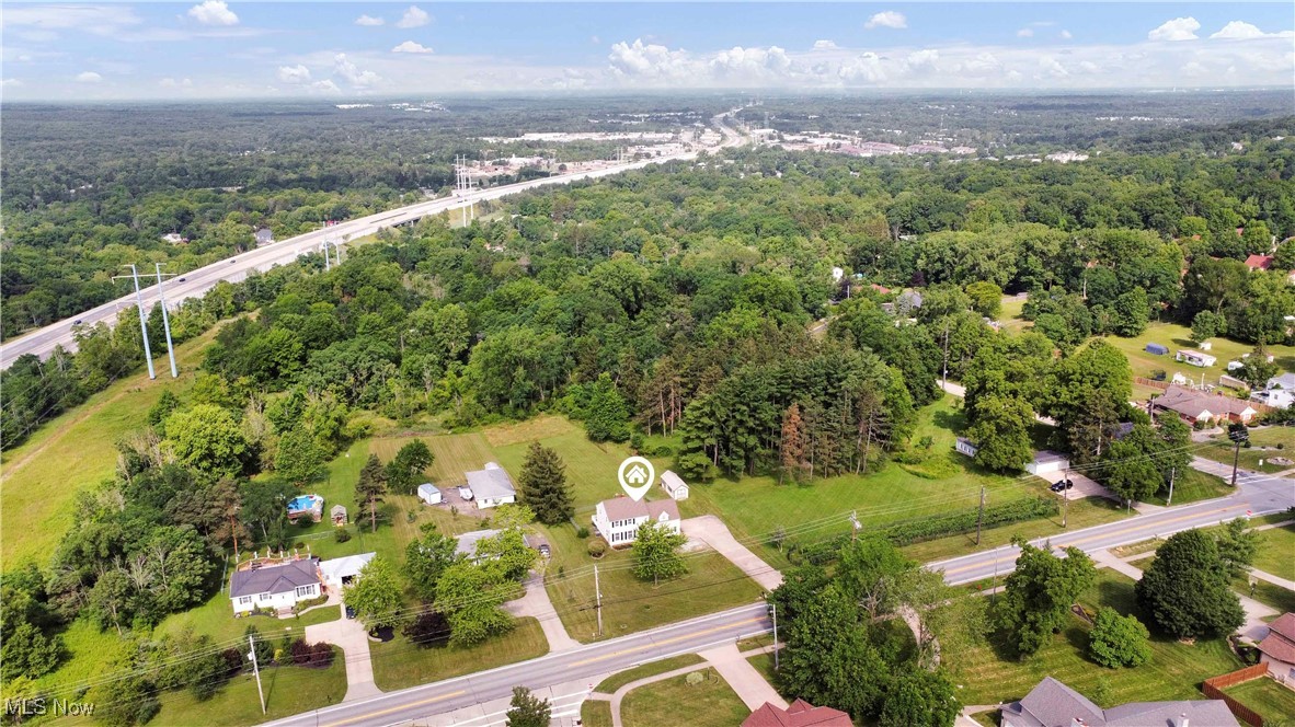 15388 Ridge Road North Royalton, OH 44133 - Photo 34 of 45 Drone / aerial view of a heavily wooded area