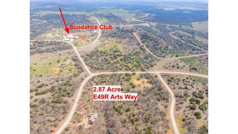 E49 R Art's Way Gordon, TX 76453 - Photo 2 of 26 Bird’s eye view highlighting property proximity to Sundance Club pools, cabanas, restaurant, and pickleball courts