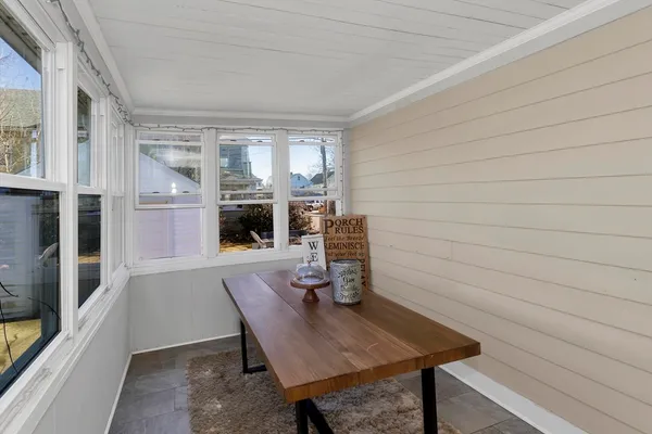 a room with furniture and window