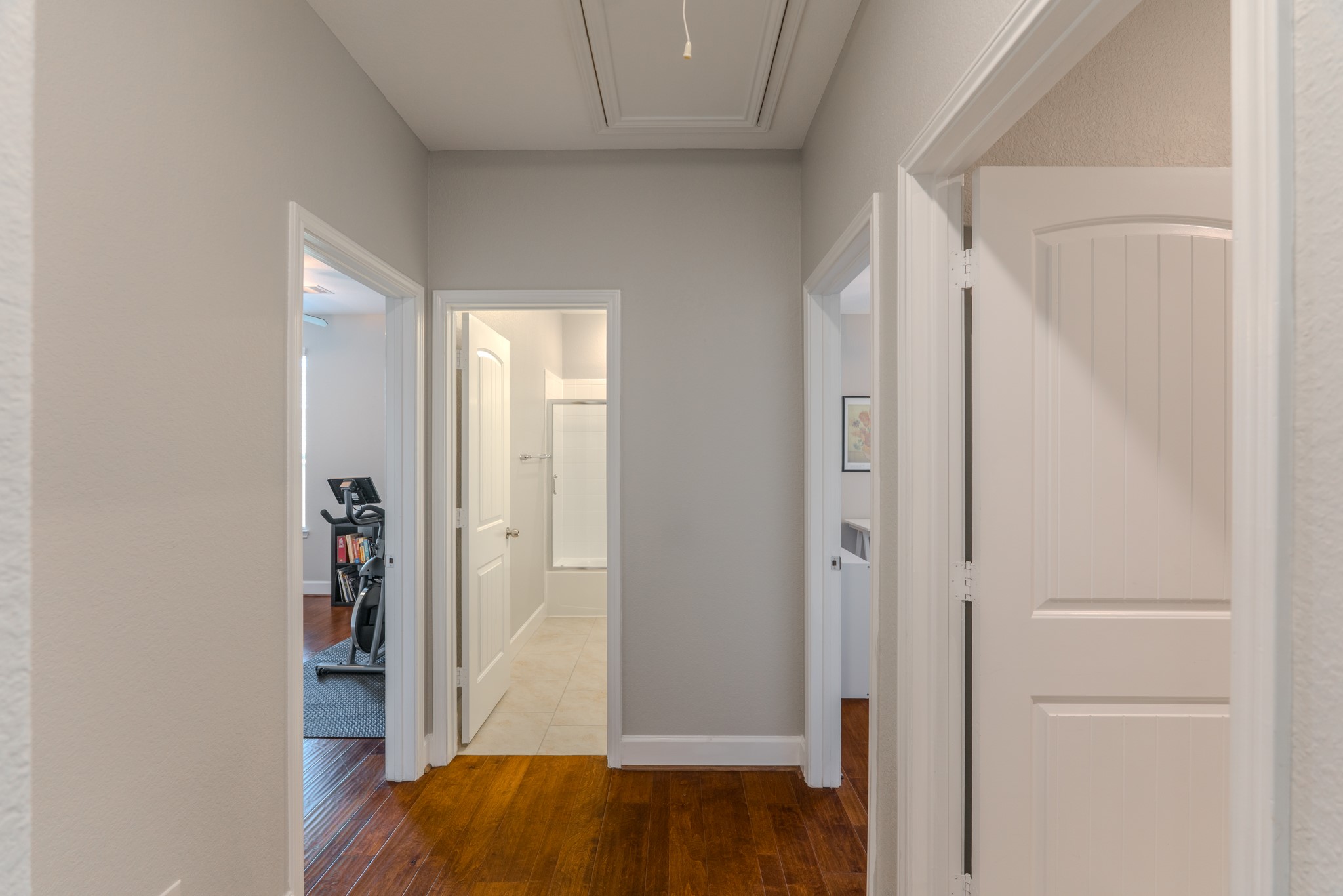 24322 North Newcastle Bay Trail Spring, TX 77389 - Photo 32 of 50 a view of walk in closet with wooden floor