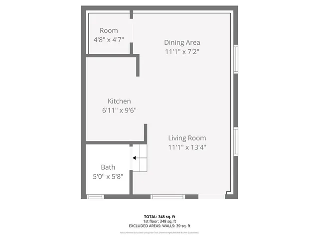 a picture of a bench in a room