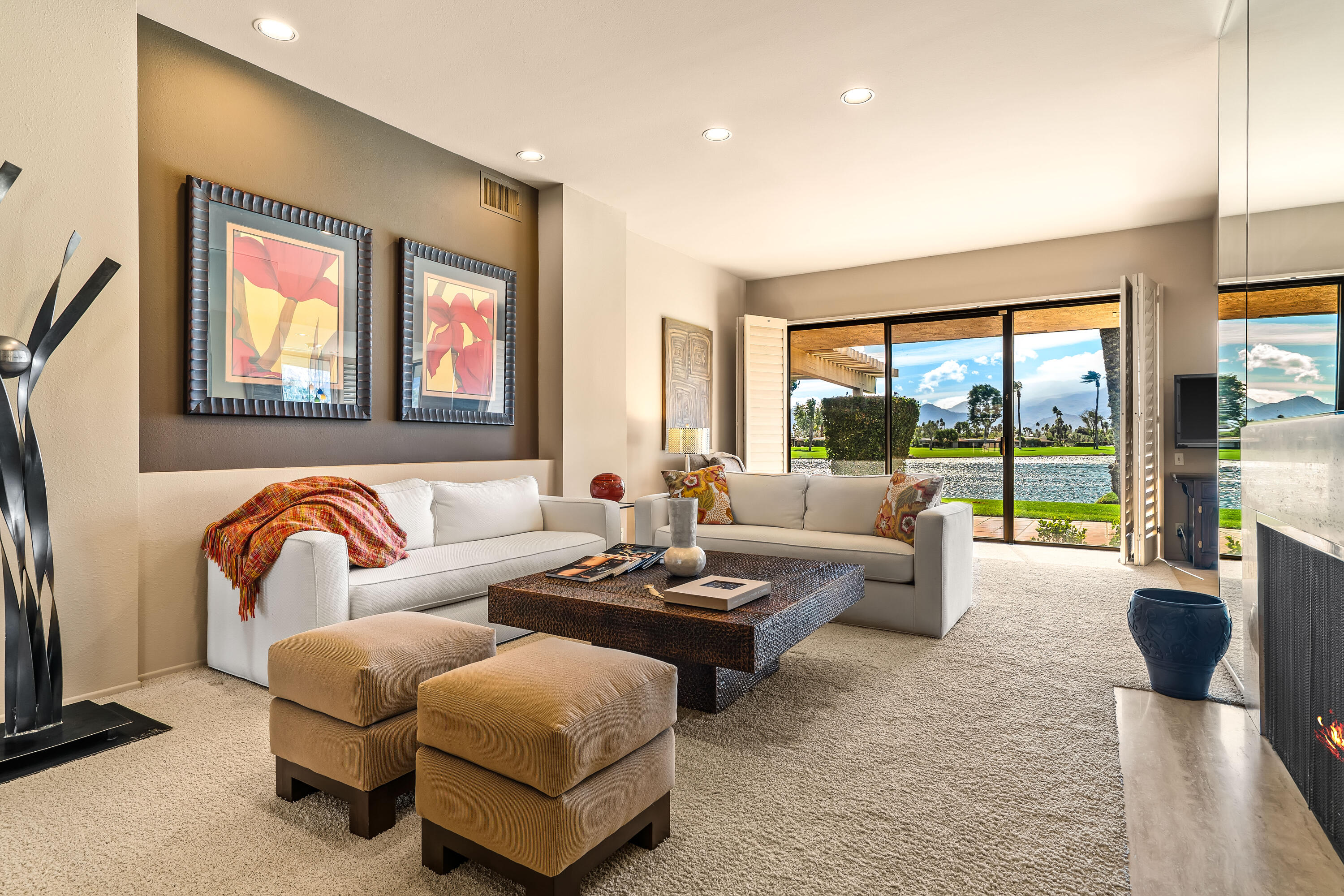 47 Columbia Drive Rancho Mirage, CA 92270 - Photo 3 of 59 a living room with furniture and a large window