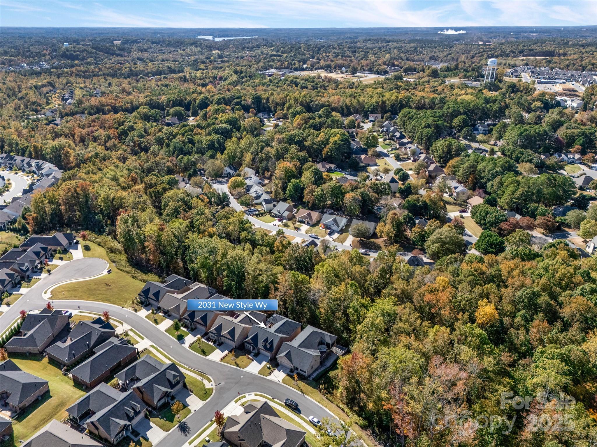 2031 New Style Way Tega Cay, SC 29708 - Photo 36 of 38 an aerial view of multiple house